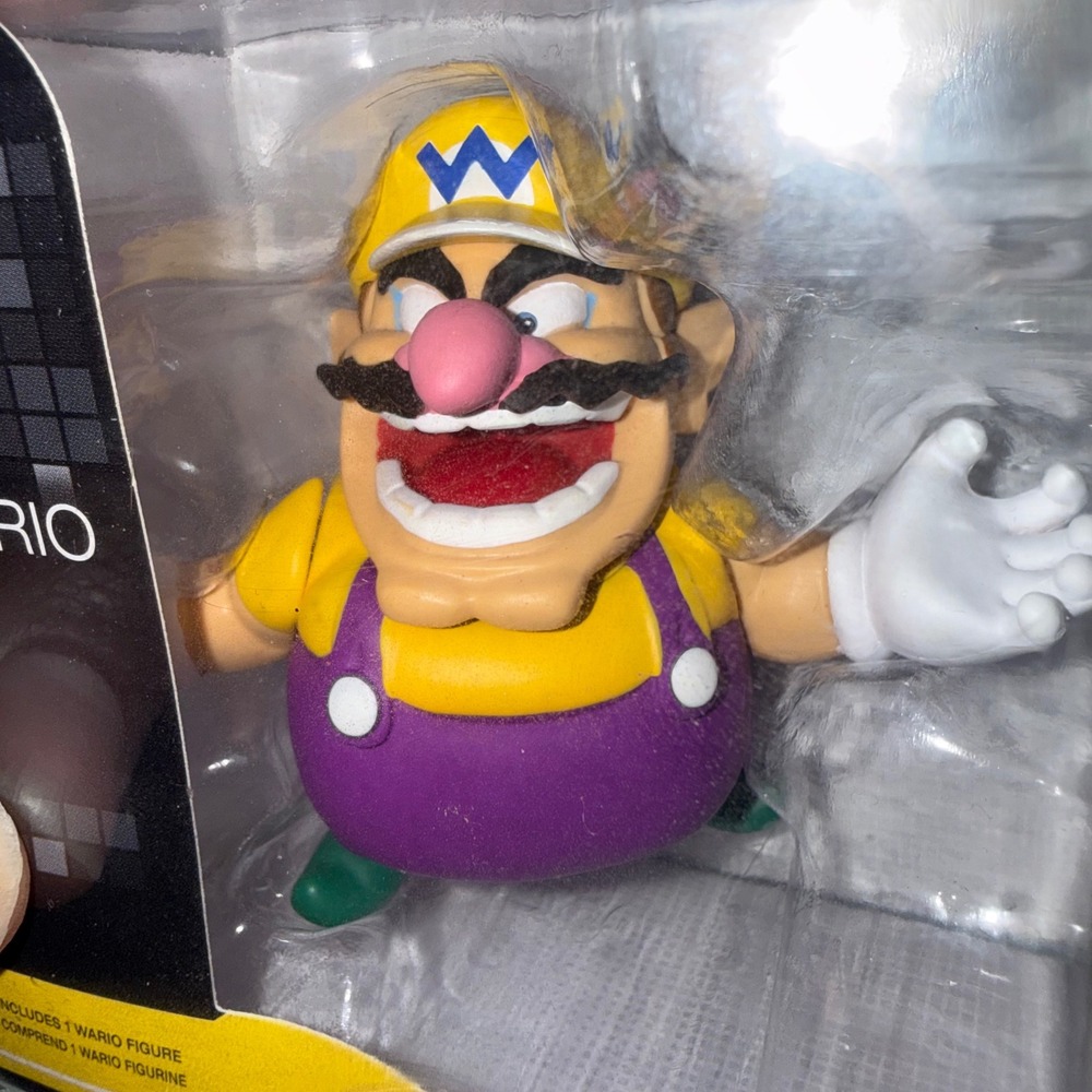 Wario JAKKS Pacific World of Nintendo 2.5" Figure Series 1-1 2014 Sealed
